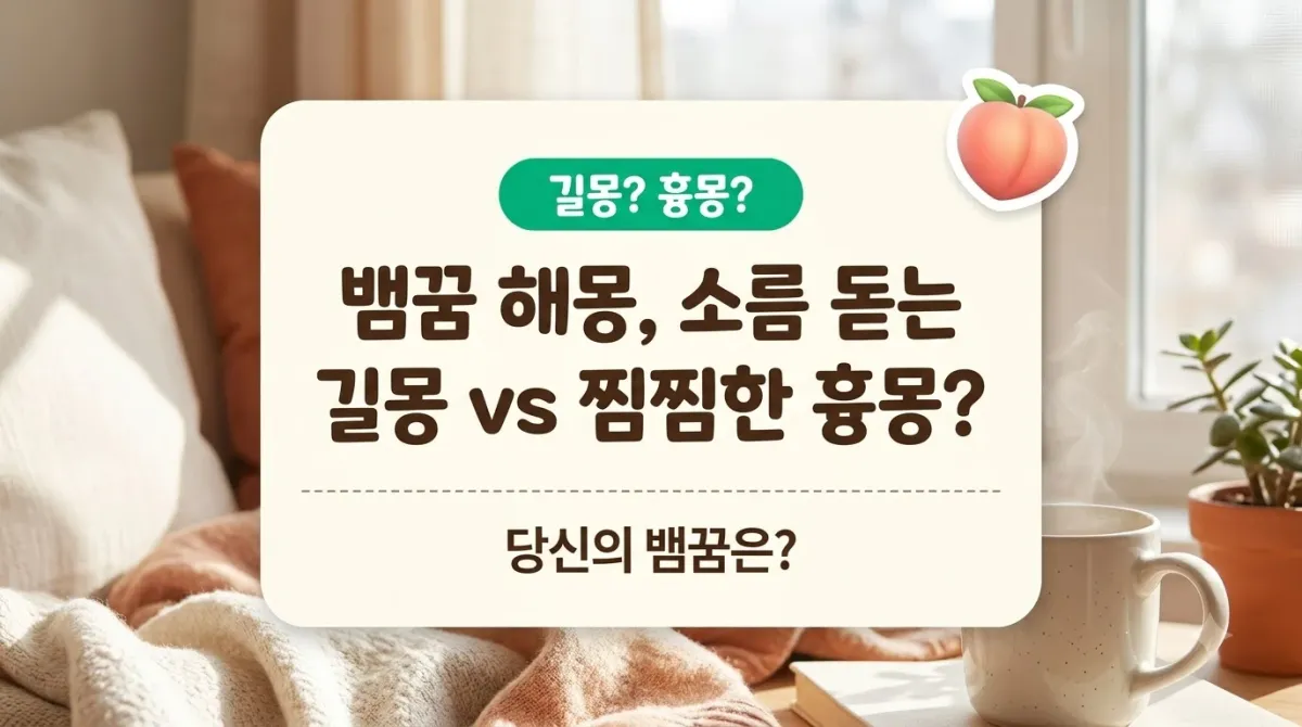 뱀꿈 해몽, 소름 돋는 길몽 vs 찜찜한 흉몽? 뱀 물리는 꿈부터 태몽까지 완벽 정리!