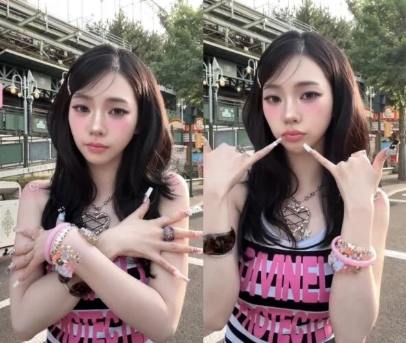 에스파 카리나, 갸루 변신 완벽 소화…일본 활동 본격화